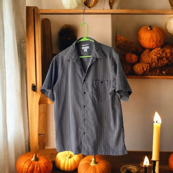 RON CHERESKIN Men’s Microfiber Short Sleeve Shirt Size L - Picture 1 of 5